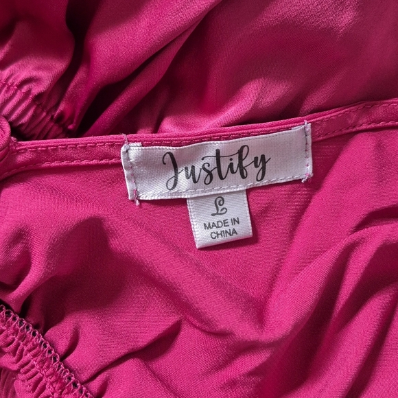 Justify Women's Dress in Vibrant Pink - Picture 5 of 7